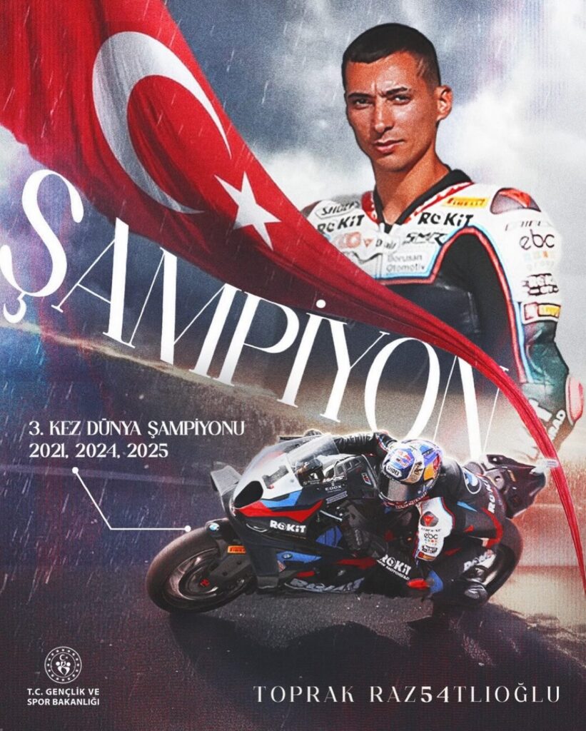 Toprak Razgatlıoğlu Dünya Şampiyonu